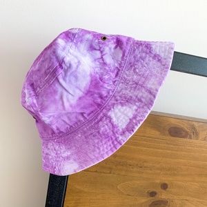 purple skys hand-dyed bucket hat